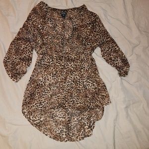 Leopard print blouse